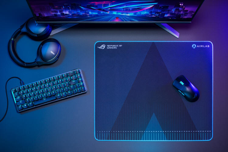 ASUS ROG - mysz Harpe Ace i podkładka Hone Ace w edycjach Aim Lab
