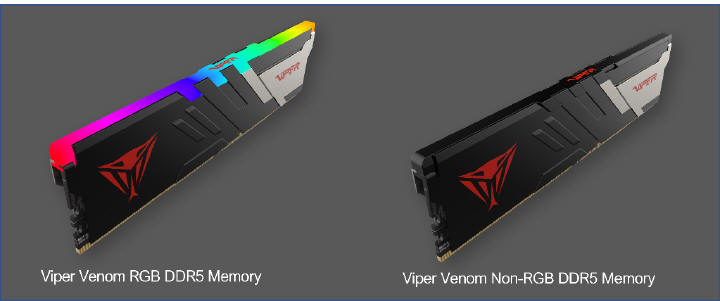 VIPER Gaming - jeszcze szybsze moduły pamięci VIPER VENOM DDR5