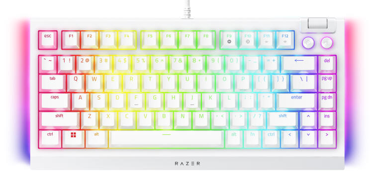 Razer BlackWidow V4 75% - konfigurowalna klawiatura dla graczy