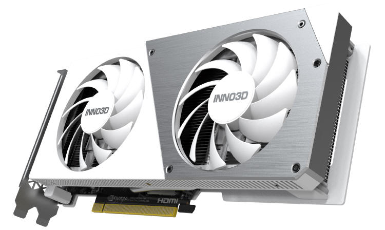 INNO3D GeForce RTX 4060 Twin X2 OC White