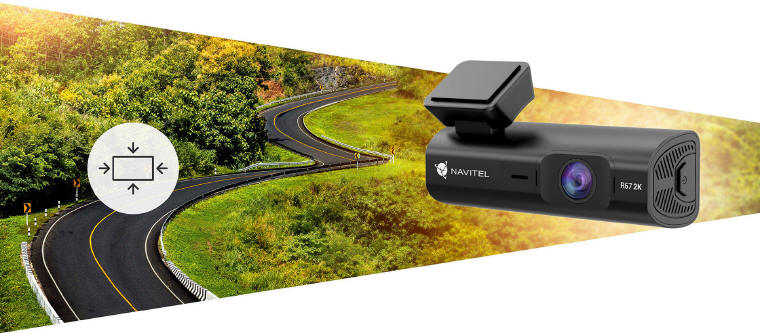 Wideorejestrator NAVITEL R67 2K z optyką Sony i łącznością Wi-Fi
