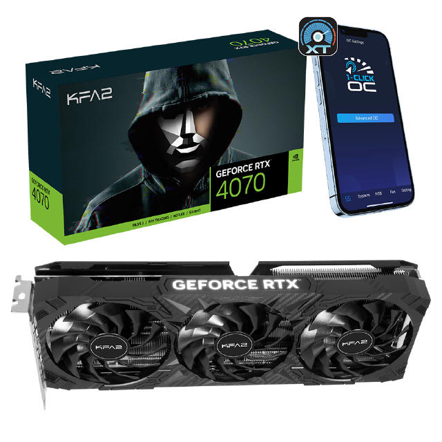 Trzy nowe karty graficzne KFA2 z rodziny GeForce RTX 40