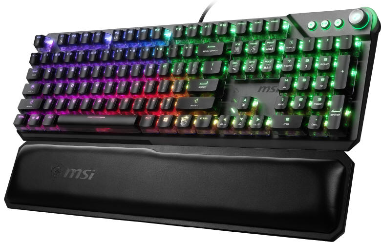 MSI VIGOR GK71 z przełącznikami SONIC BLUE