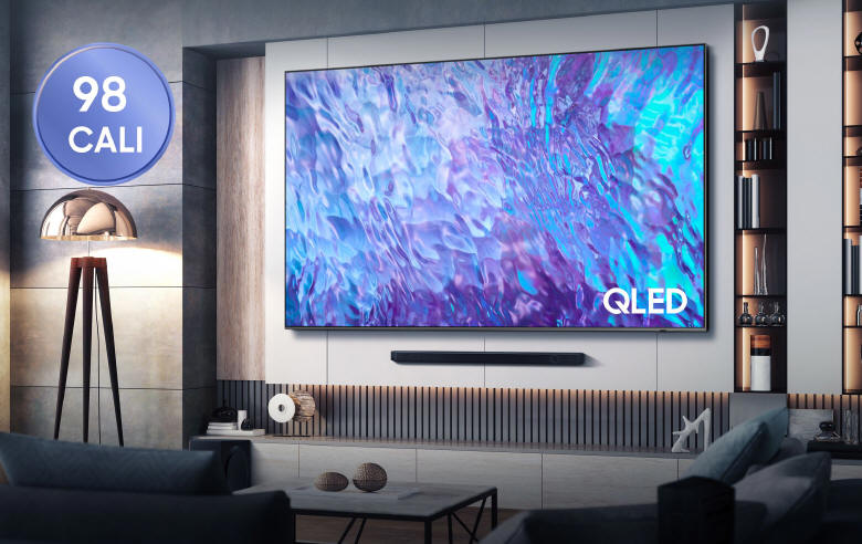 Samsung Q80C 98’ z usługą profesjonalnej kalibracji