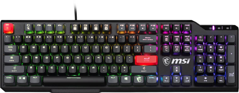 MSI VIGOR GK41 - Nowa seria klawiatur mechanicznych