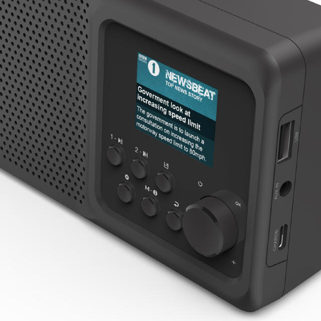 Hama DR5BT DAB/DAB+ z dyskretnym ekranem LCD