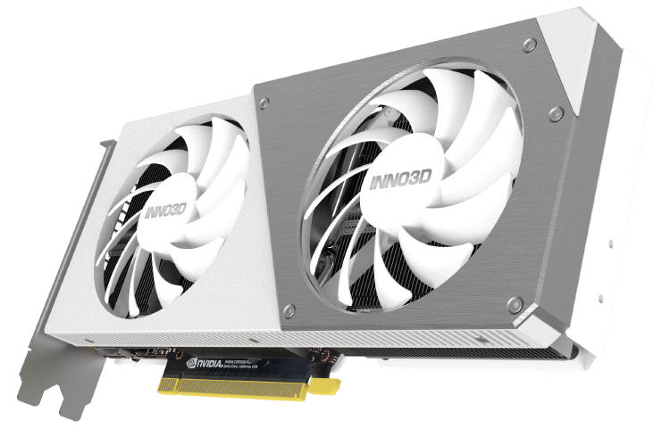 INNO3D GeForce RTX 4060 Ti 16 GB Twin X2 OC White
