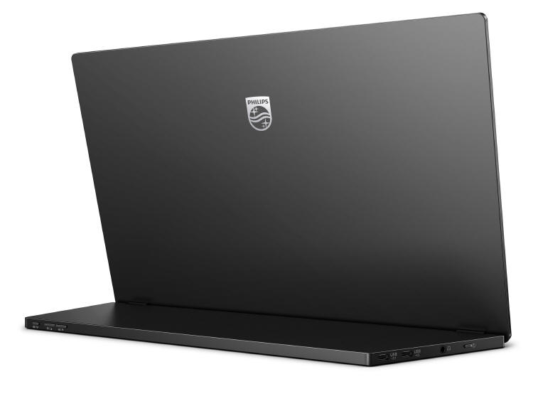 Philips 16B1P3302D - Mobilny monitor ze złączami USB-C
