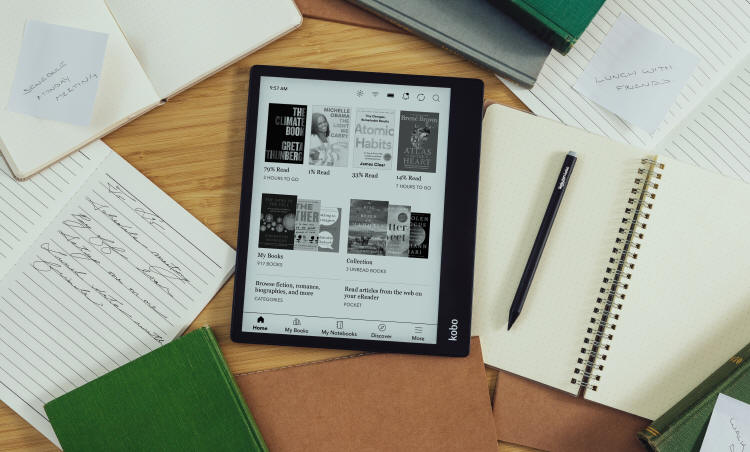 Rakuten Kobo Elipsa 2E - czytnik z możliwością robienia notatek