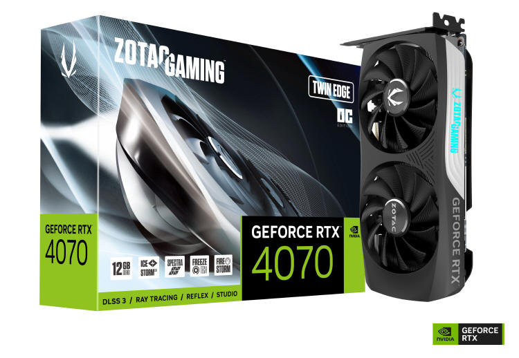 ZOTAC GAMING przedstawia karty z serii GeForce RTX 4070