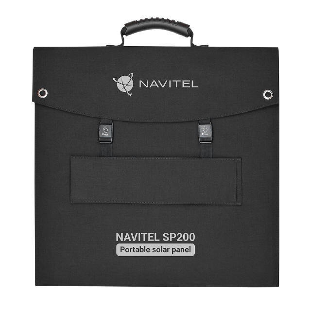 NAVITEL - Linia stacji ładujących oraz przenośny panel solarny