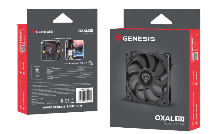Genesis Oxal 120 – wysoka wydajność już przy niskich obrotach