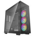 Obrazek DeepCool CH780 - dwukomorowa, panoramiczna obudowa ATX+