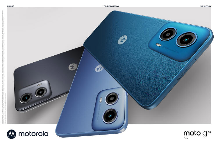 Motorola moto g34 5G - Niedrogi smartfon z łącznością 5G