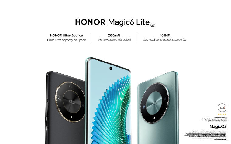 HONOR Magic6 Lite - pierwszy smartfon z oferty 2024