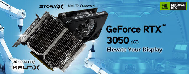 Bezgłośna Palit GeForce RTXT 3050 KalmX