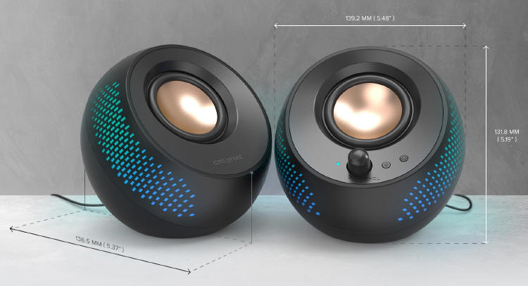 Creative Pebble X - glośniki z RGB i technologią Bluetooth 5.3