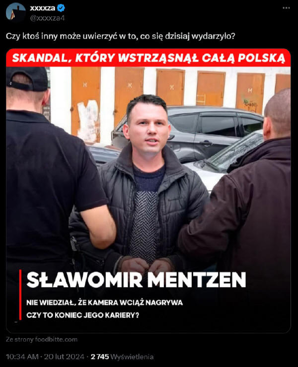 Przekręt ’na Sławomira Mentzena’