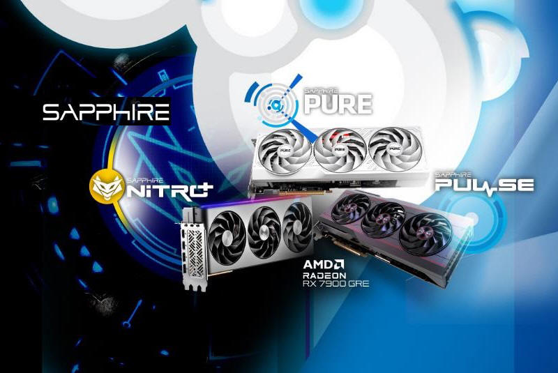 SAPPHIRE - trzy autorskie karty AMD Radeon RX 7900 GRE