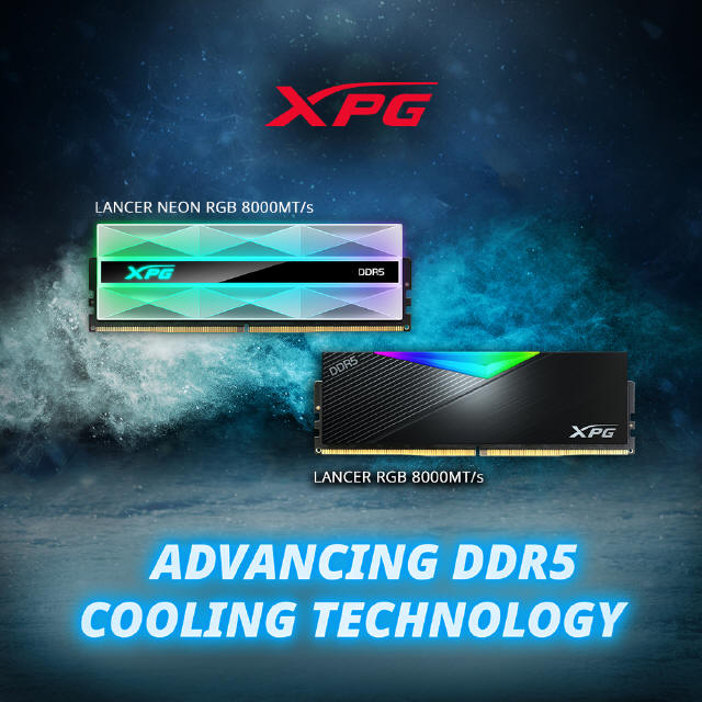 XPG zapowiada nową technologię chłodzenia pamięci DDR5