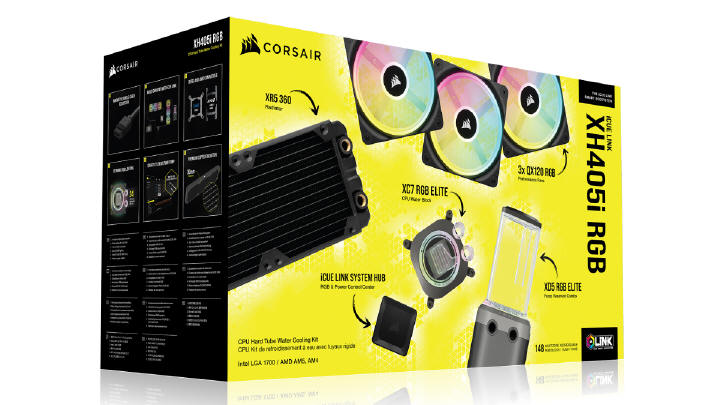 CORSAIR XH405i obsugujcy technologi iCUE LINK