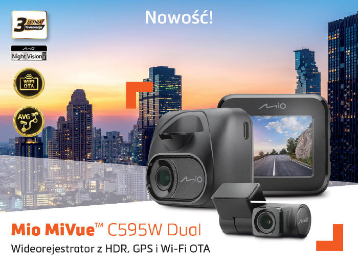 Nowy Mio MiVue C595W Dual