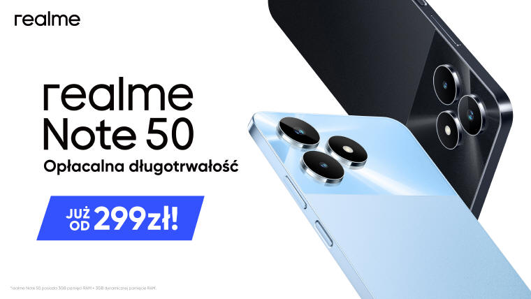 Marka realme wprowadza na rynek Note 50