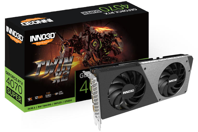 INNO3D GeForce RTX 4070 SUPER Twin X2