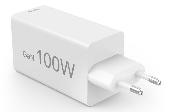 Trzyportowa ładowarka Hama GaN o mocy 100 W