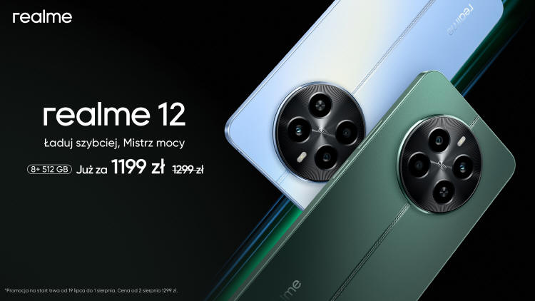 realme 12 w promocyjnej cenie na start sprzedaży