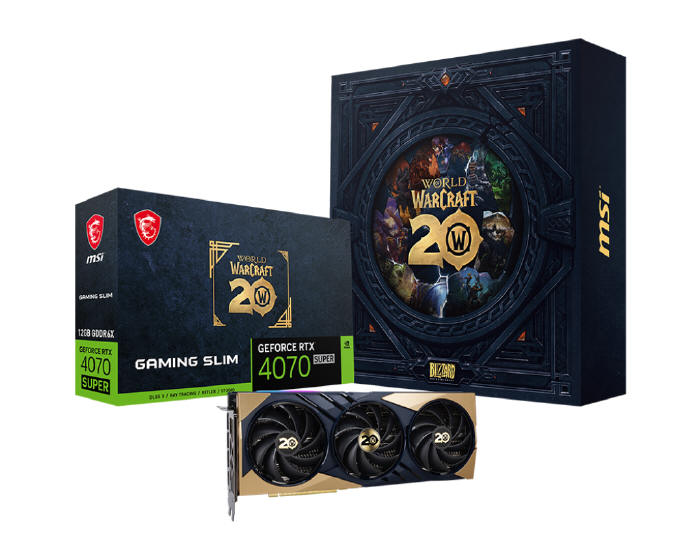 MSI i Blizzard Entertainment - jubileuszowy GeForce 4070