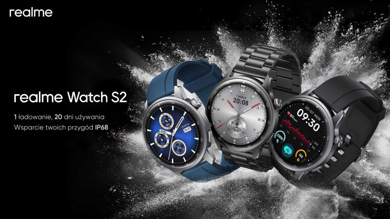 realme Watch S2 oraz realme Buds T310 – od dziś dostępne w Polsce