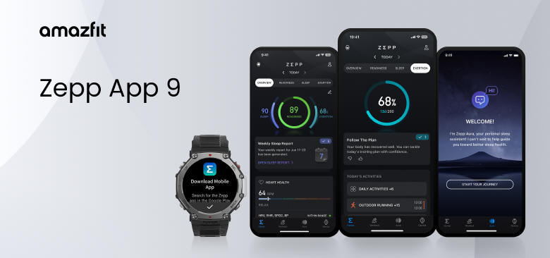 Sportowa aplikacja Zepp App w nowej odsłonie