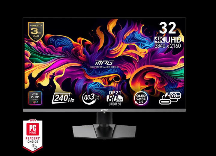 MSI MPG 322URX QD-OLED 4K, 240 Hz