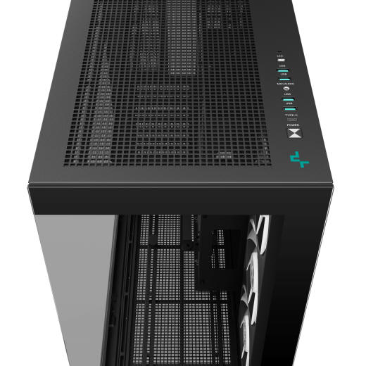 DeepCool CH780 - dwukomorowa, panoramiczna obudowa ATX+