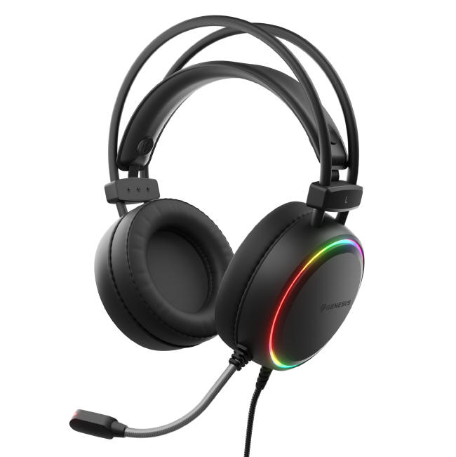 Genesis Neon 613 – gamingowe słuchawki z podświetleniem RGB