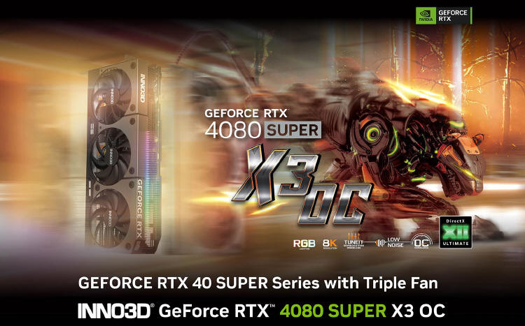 INNO3D prezentuje karty graficzne GeForce RTX 4080 SUPER