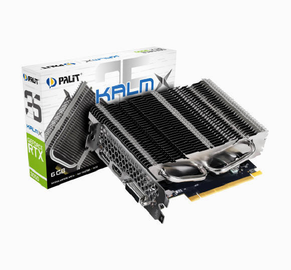 Bezgłośna Palit GeForce RTXT 3050 KalmX