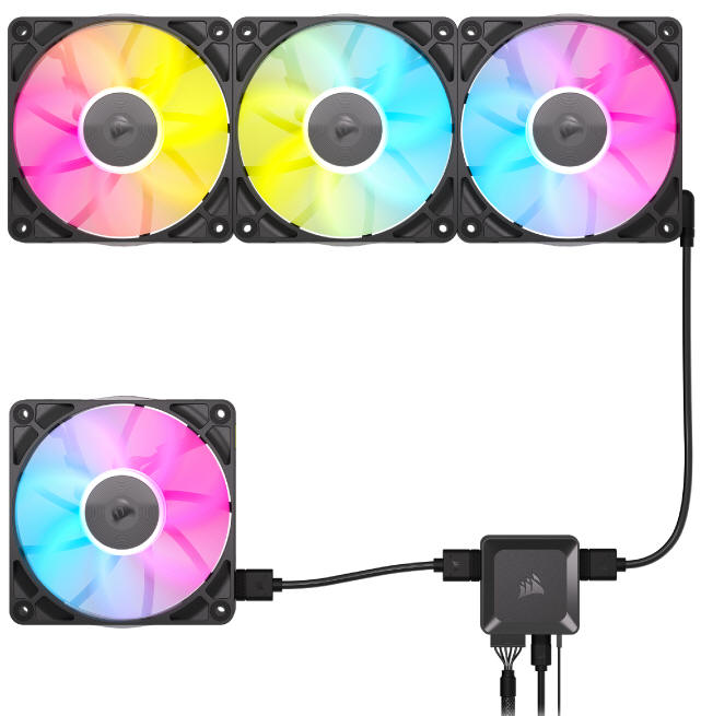 CORSAIR dodaje do ekosystemu iCUE LINK wydajne wentylatory z serii RX