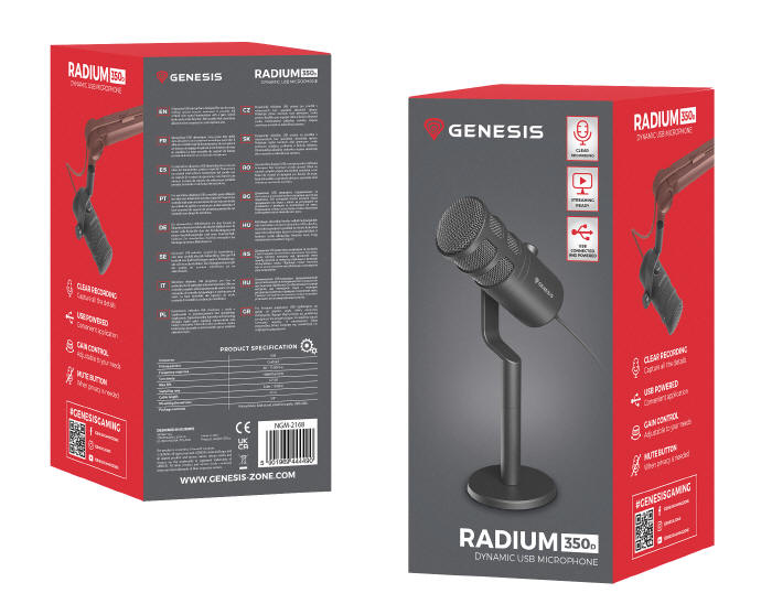 Premiera mikrofonu GENESIS Radium 350D 