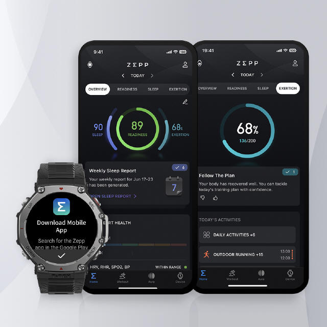 Sportowa aplikacja Zepp App w nowej odsłonie