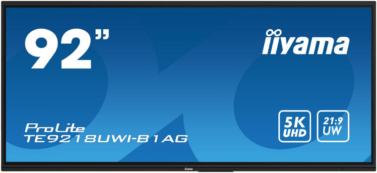 iiyama ProLite TE9218UWI-B1AG - nowy 92-calowy, interaktywny monitor