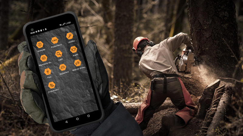 HAMMER BLADE V 5G - pancerny telefon z wymienną baterią