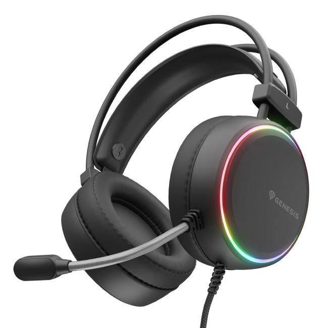 Genesis Neon 613 – gamingowe słuchawki z podświetleniem RGB