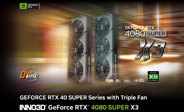 INNO3D prezentuje karty graficzne GeForce RTX 4080 SUPER