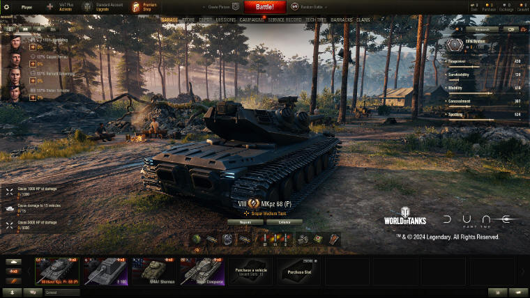 Diuna - Część druga w World of Tanks