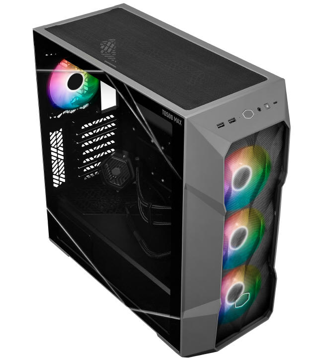 Cooler Master TD500 Max z preinstalowanym AiO oraz zasilaczem