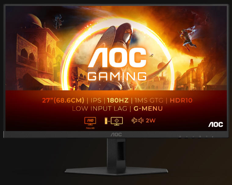 AOC 24G4XE oraz 27G4XE - przystpne cenowo monitory G4
