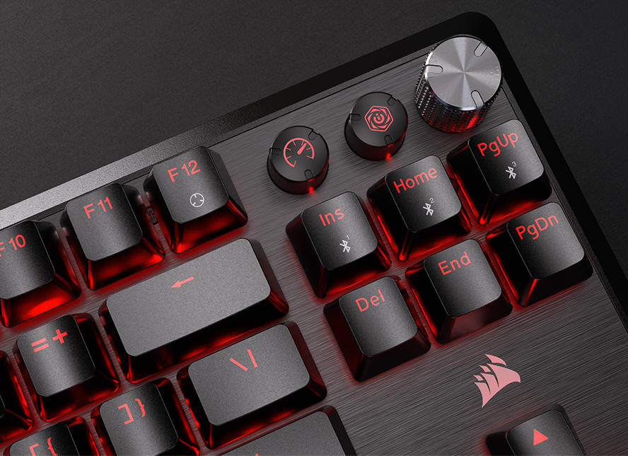 CORSAIR K70 CORE TKL z ulepszonymi przełącznikami MLX