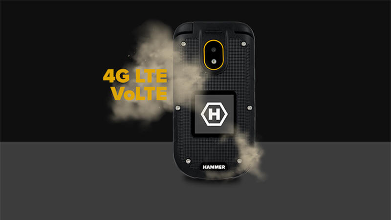 HAMMER BOW LTE - pancerny telefon z klapką